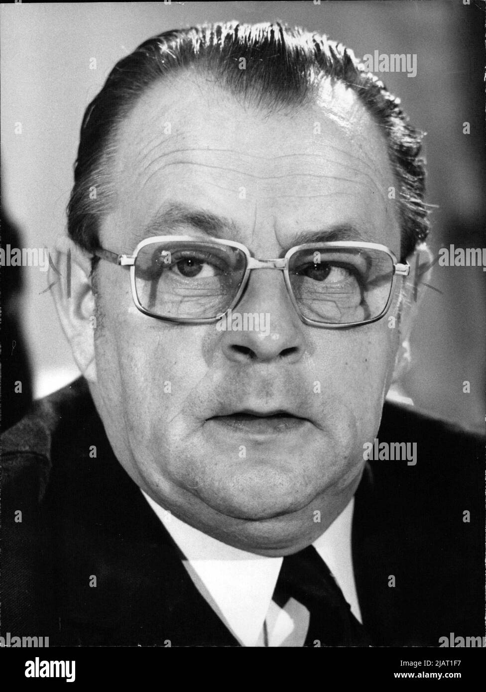 Der deutsche Politiker (SPD) Hans-Jürgen Wischnewski Stock Photo - Alamy