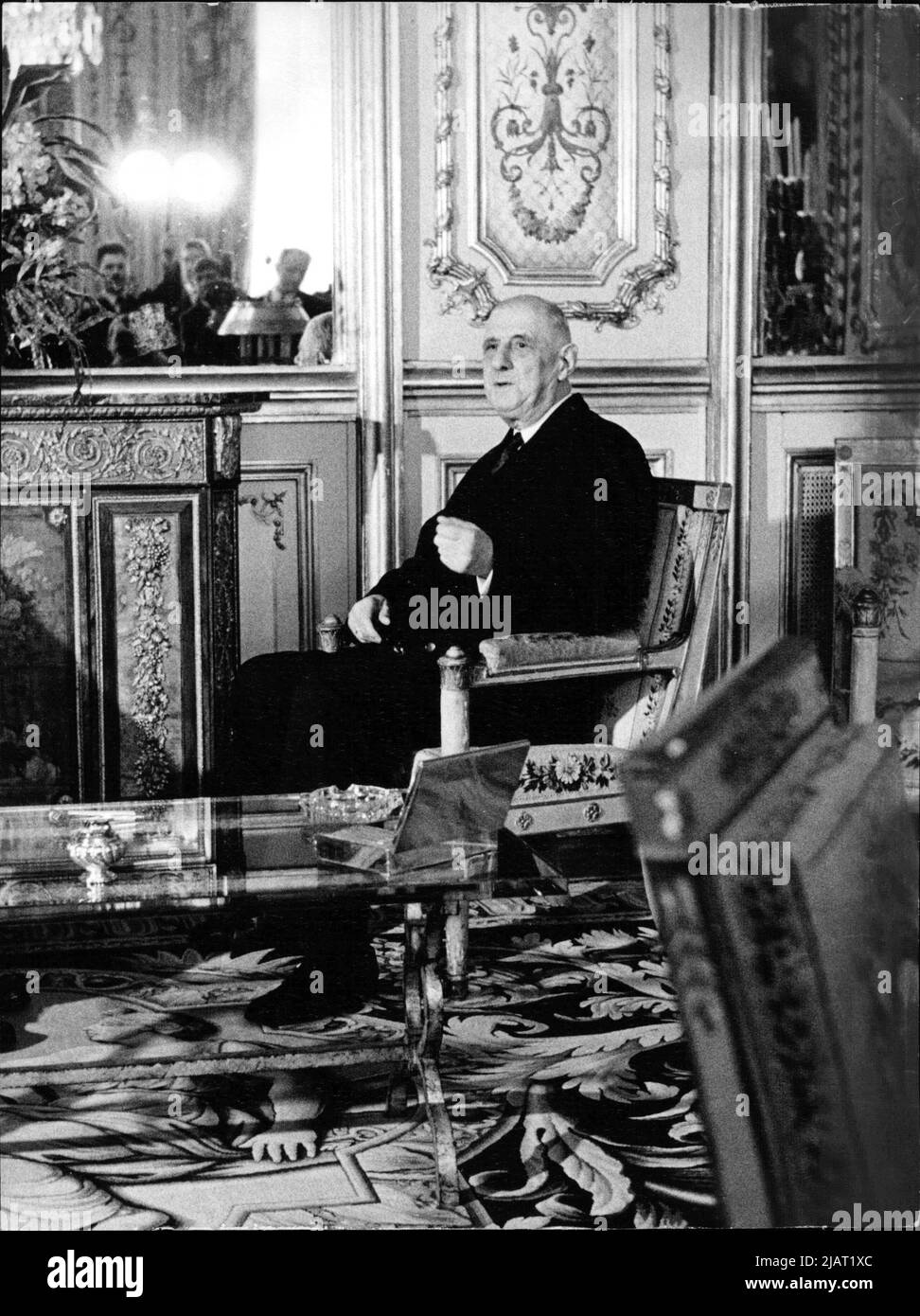 Der französische Staatsmann und General Charles de Gaulle. Stock Photo