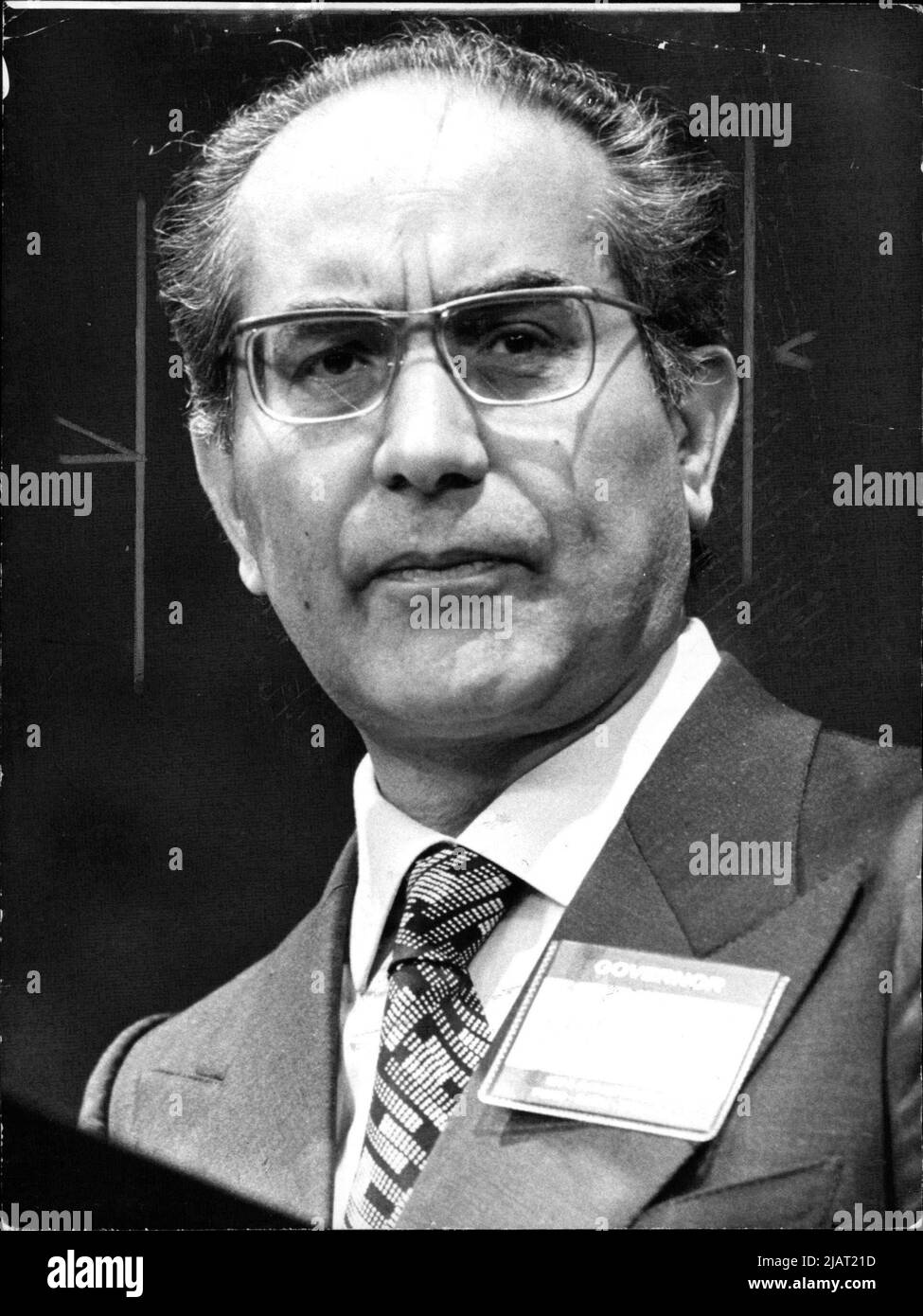 Italienischer Schatzminister Emilio Colombo Stock Photo - Alamy