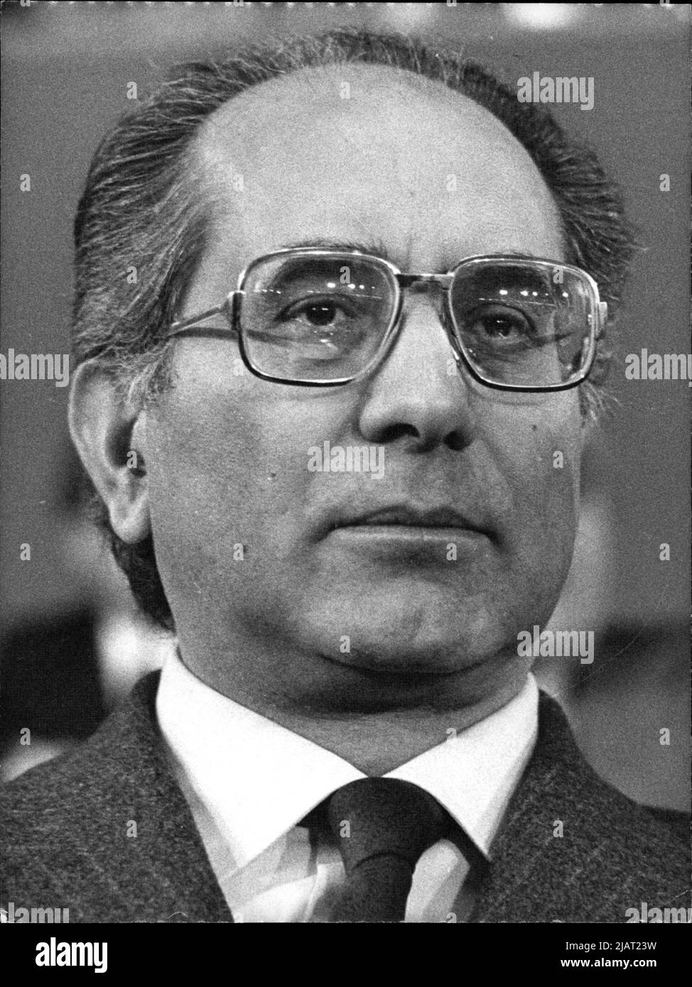 Italienischer Schatzminister Emilio Colombo Stock Photo - Alamy