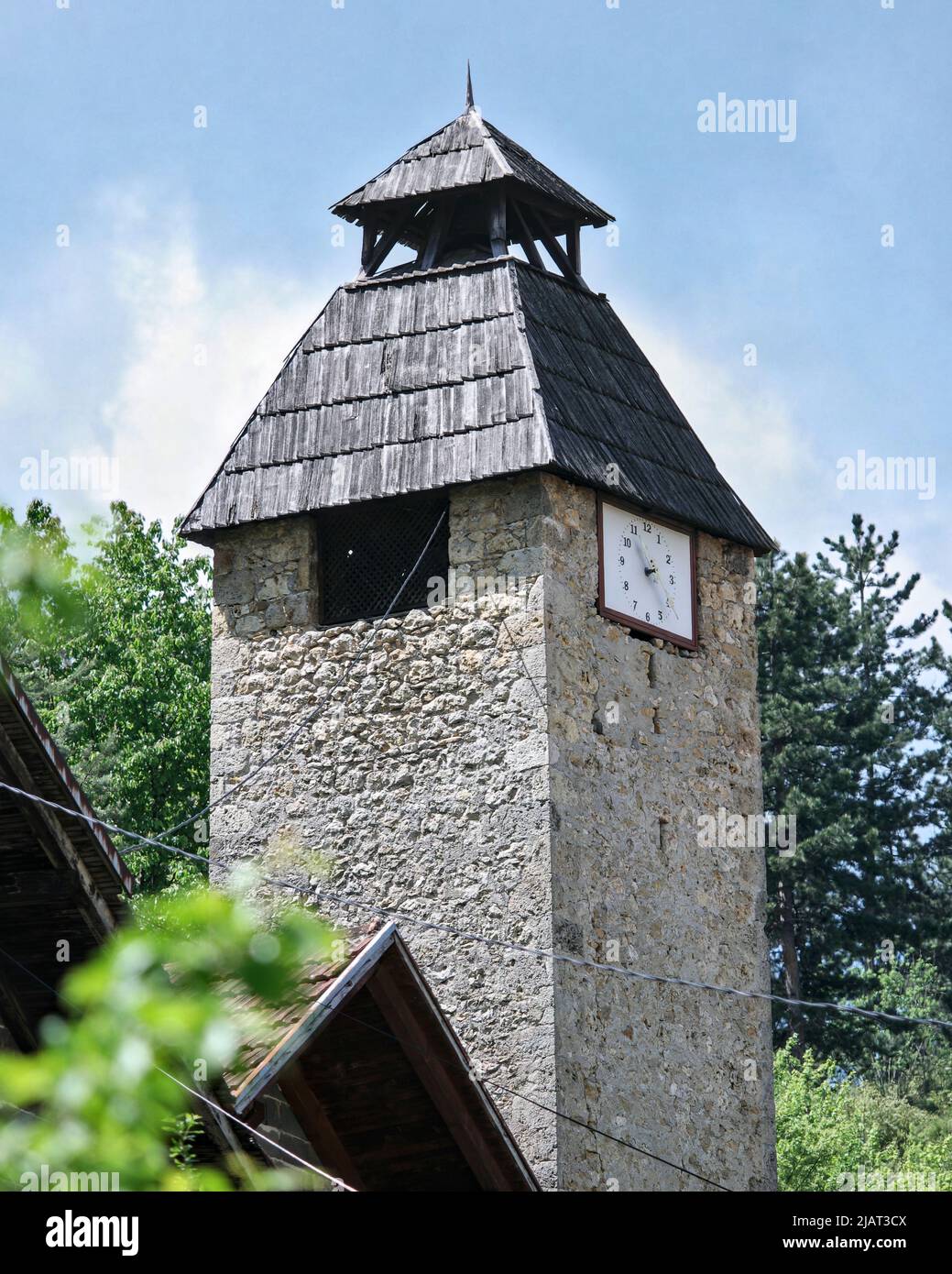 Gornji VakufUskoplje, Bosnia and Herzegovina May 2022 Sahat Kula