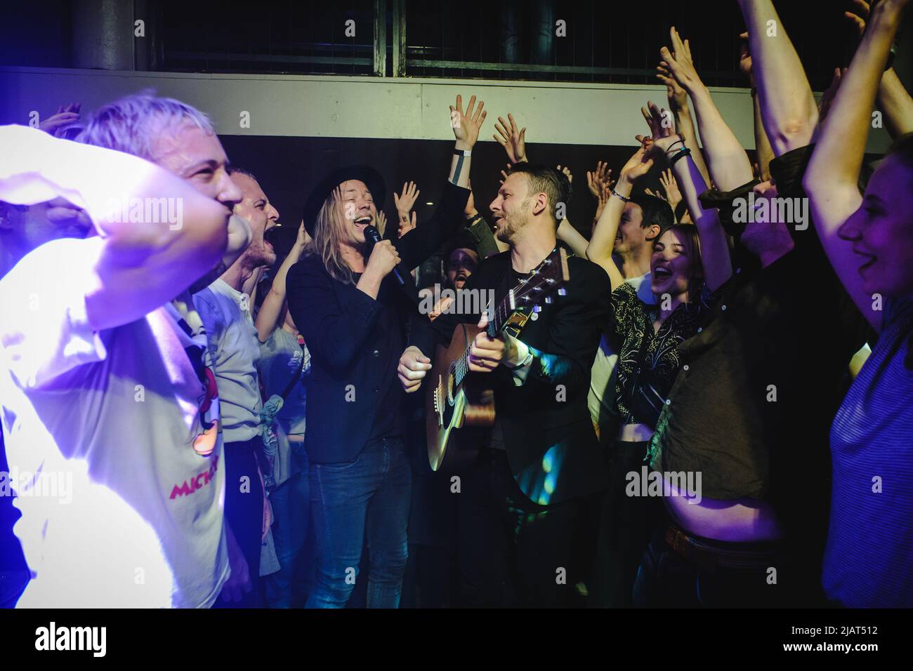 Zurich, Switzerland. 28th, May 2022. The Swedish indie rock band Friska