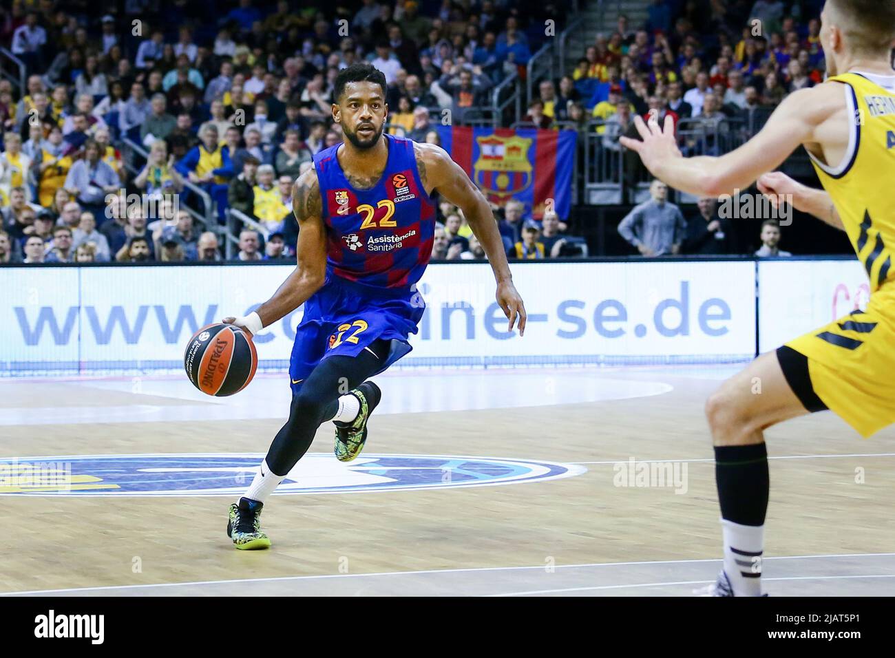 Berlin, Germany, March 04, 2020:Cory Higgins of FC Barcelona Basketball in action during the EuroLeague basketball match Stock Photo