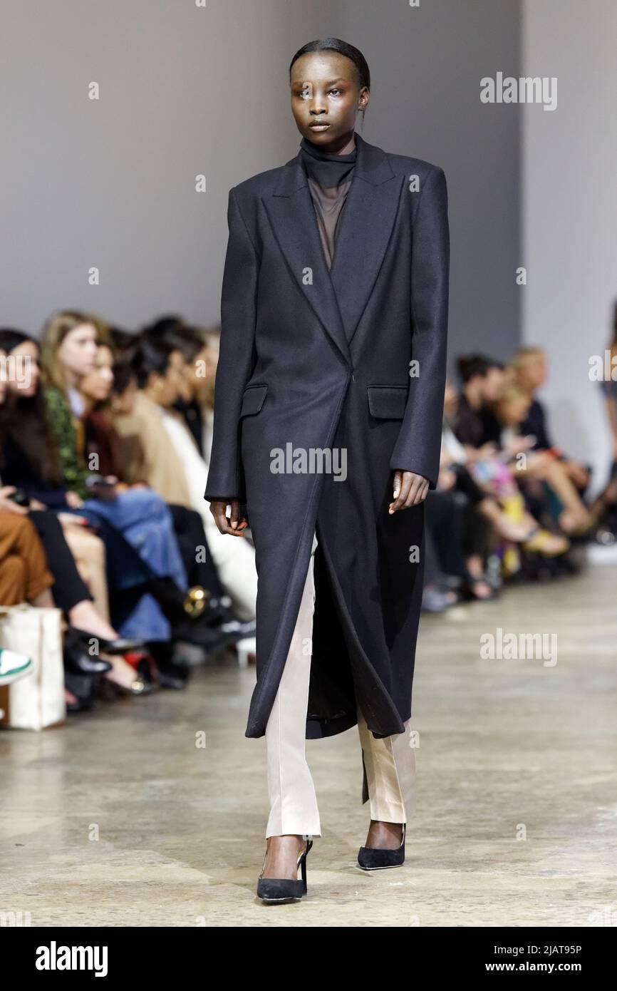 A model walks the runway during the BEARE PARK show during the Afterpay Australian Fashion Week 2022 at Carriageworks on May 9, 2022 in Sydney, Austra Stock Photo