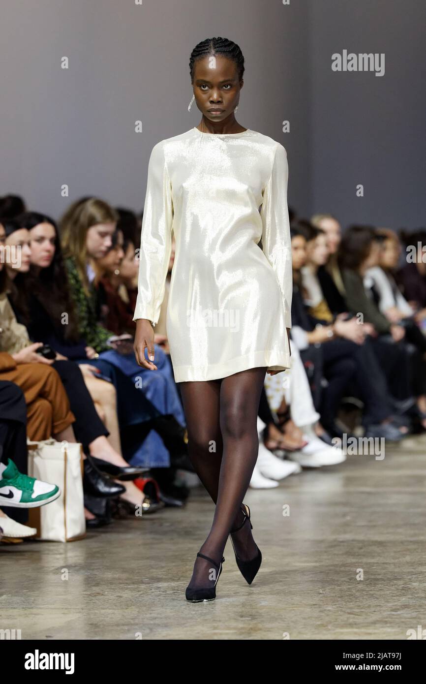 A model walks the runway during the BEARE PARK show during the Afterpay Australian Fashion Week 2022 at Carriageworks on May 9, 2022 in Sydney, Austra Stock Photo