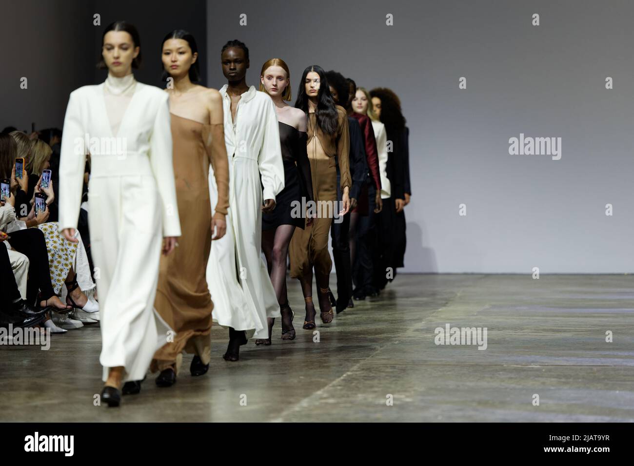 Models walk the runway during the BEARE PARK show during the Afterpay Australian Fashion Week 2022 at Carriageworks on May 9, 2022 in Sydney, Australi Stock Photo