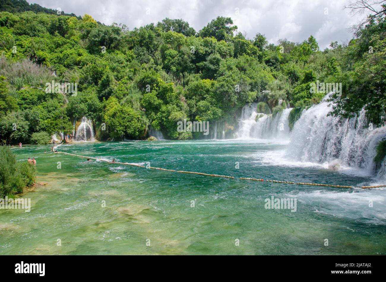Krakatoa Falls in Croatia Stock Photo