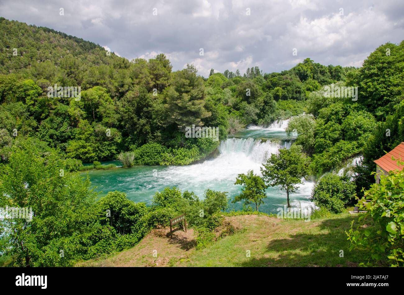 Krka National Park, Croatia, Waterfalls Stock Photo