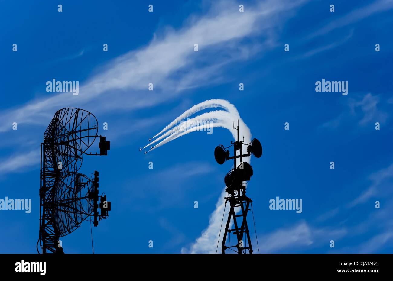 Air defense raiders of military mobile anti-aircraft complexes (radar ...