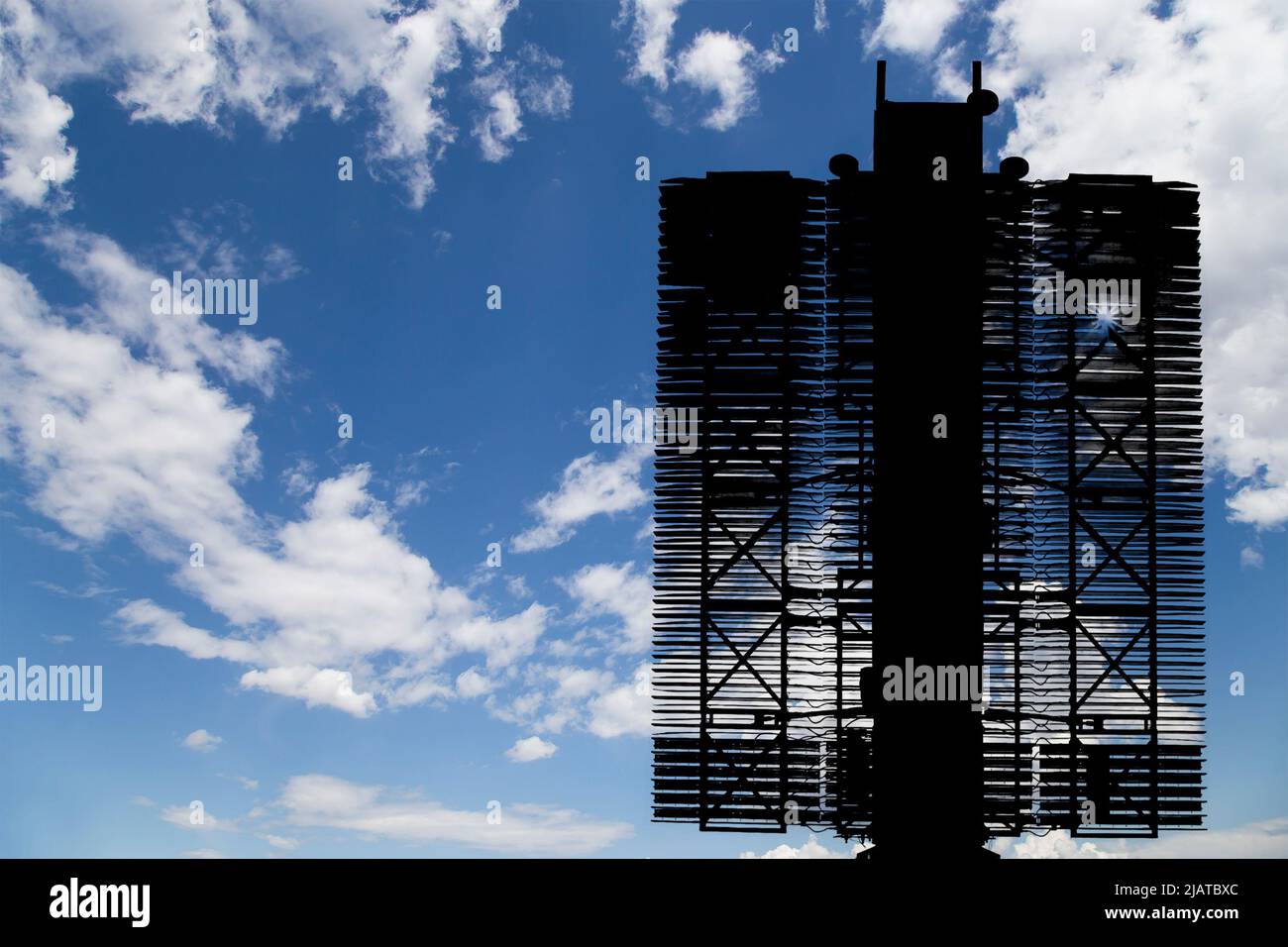 Air defense radars of military mobile anti aircraft systems (radar is ...