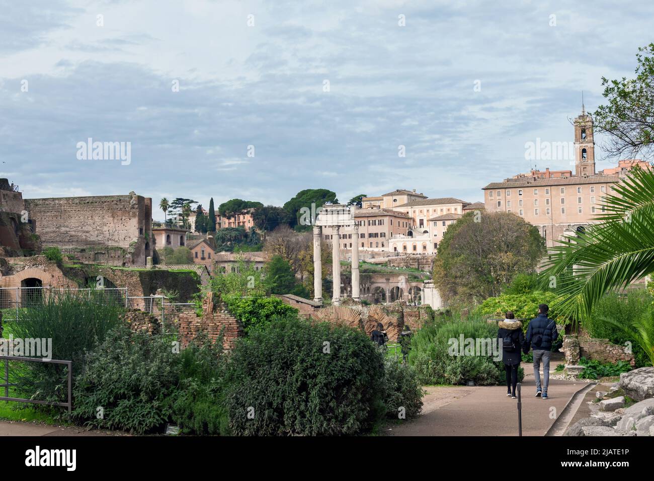 Rome, Italy The Roman Forum, Latin Forum Romanum, Italian Foro