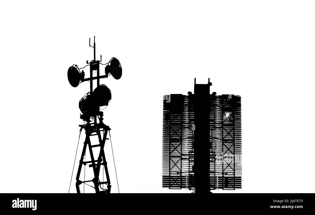 Contour air defense radars of military mobile anti aircraft systems