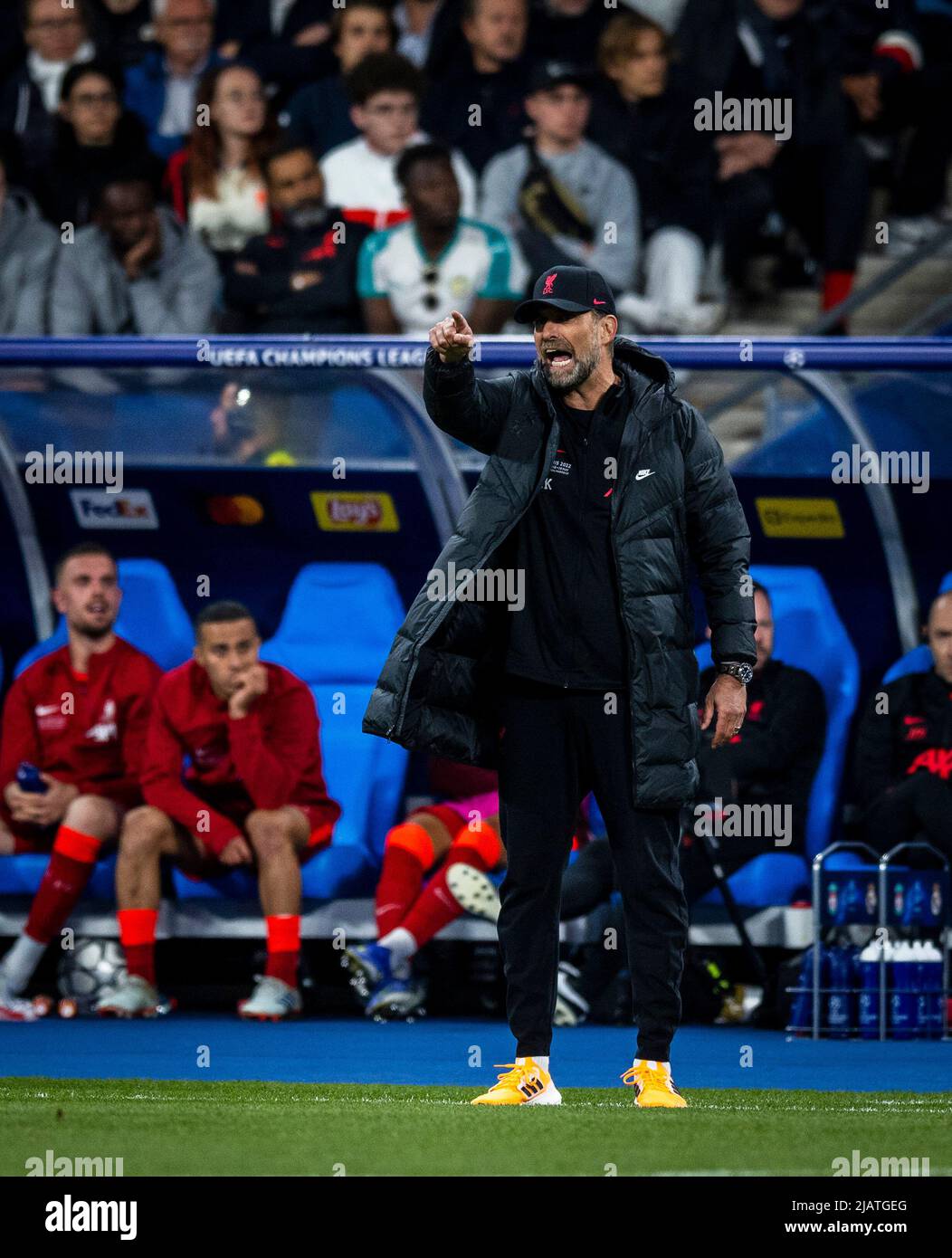 Trainer Juergen Klopp Liverpool FC Liverpool Real Madrid Paris Champions League Finale 28.05.2022 Fussball Saison 2021 22 Foto Moritz Mul Stock Photo Alamy