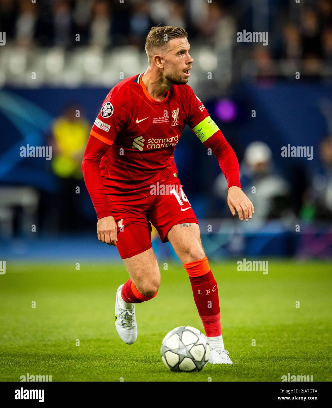 Jordan Henderson (Liverpool) FC Liverpool - Real Madrid  Paris, Champions League, Finale, 28.05.2022, Fussball;  Saison 2021/22  Foto: Moritz Müller Stock Photo