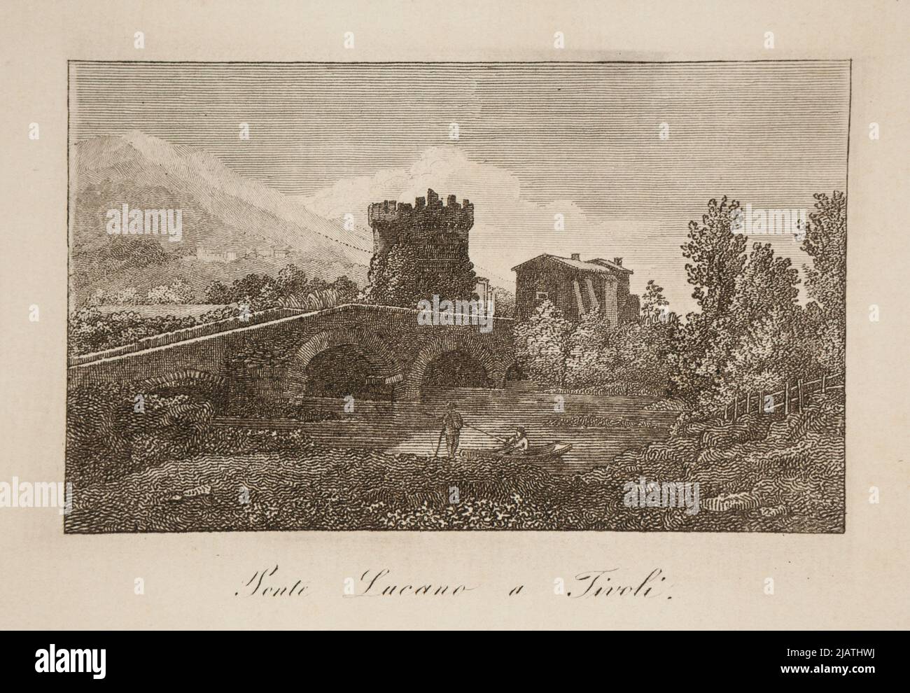Ponte Lucano e Sepolcro della Famiglia Plauzia vicino a Tivoli