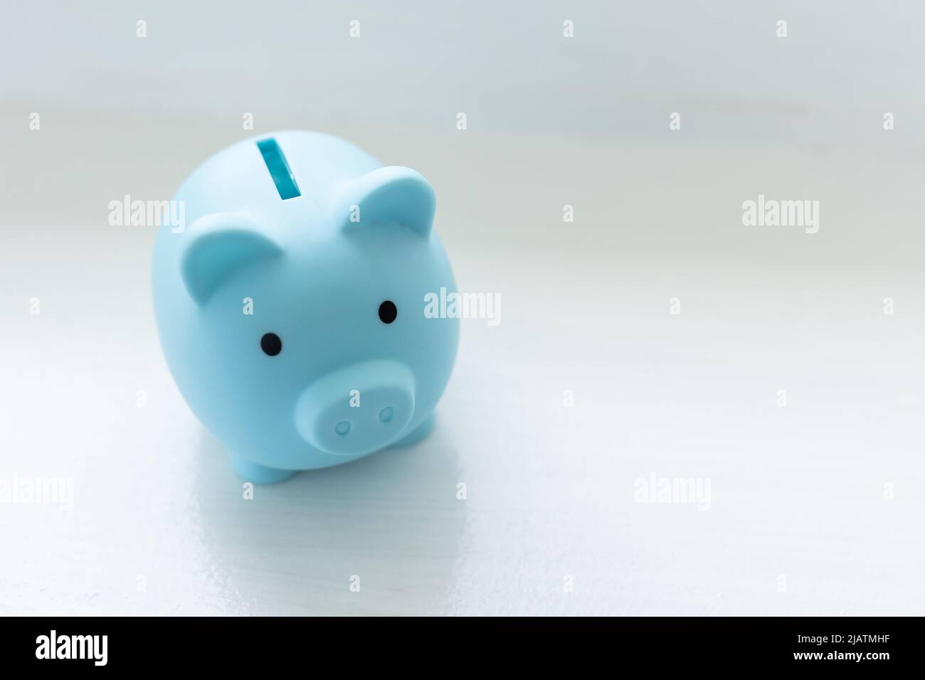 piggy bank on white background. Money saving Stock Photo - Alamy