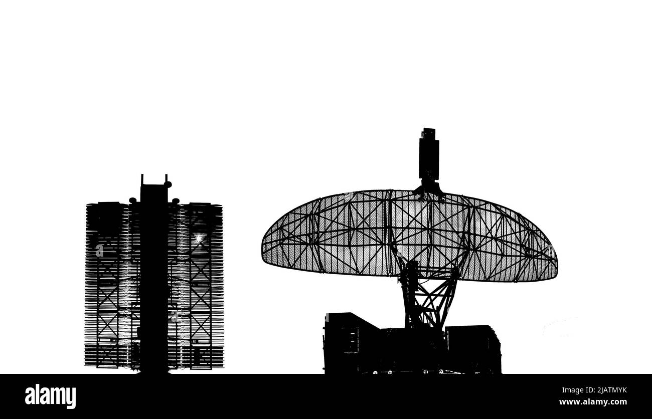 Contour air defense radars of military mobile anti aircraft systems