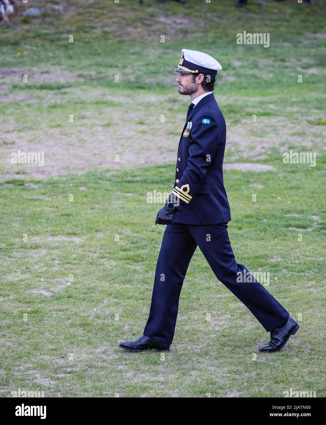 Prince Carl Philip of Sweden at the veteran day 29 maj 2022, stockholm, photo: Bo Arrhed Stock Photo