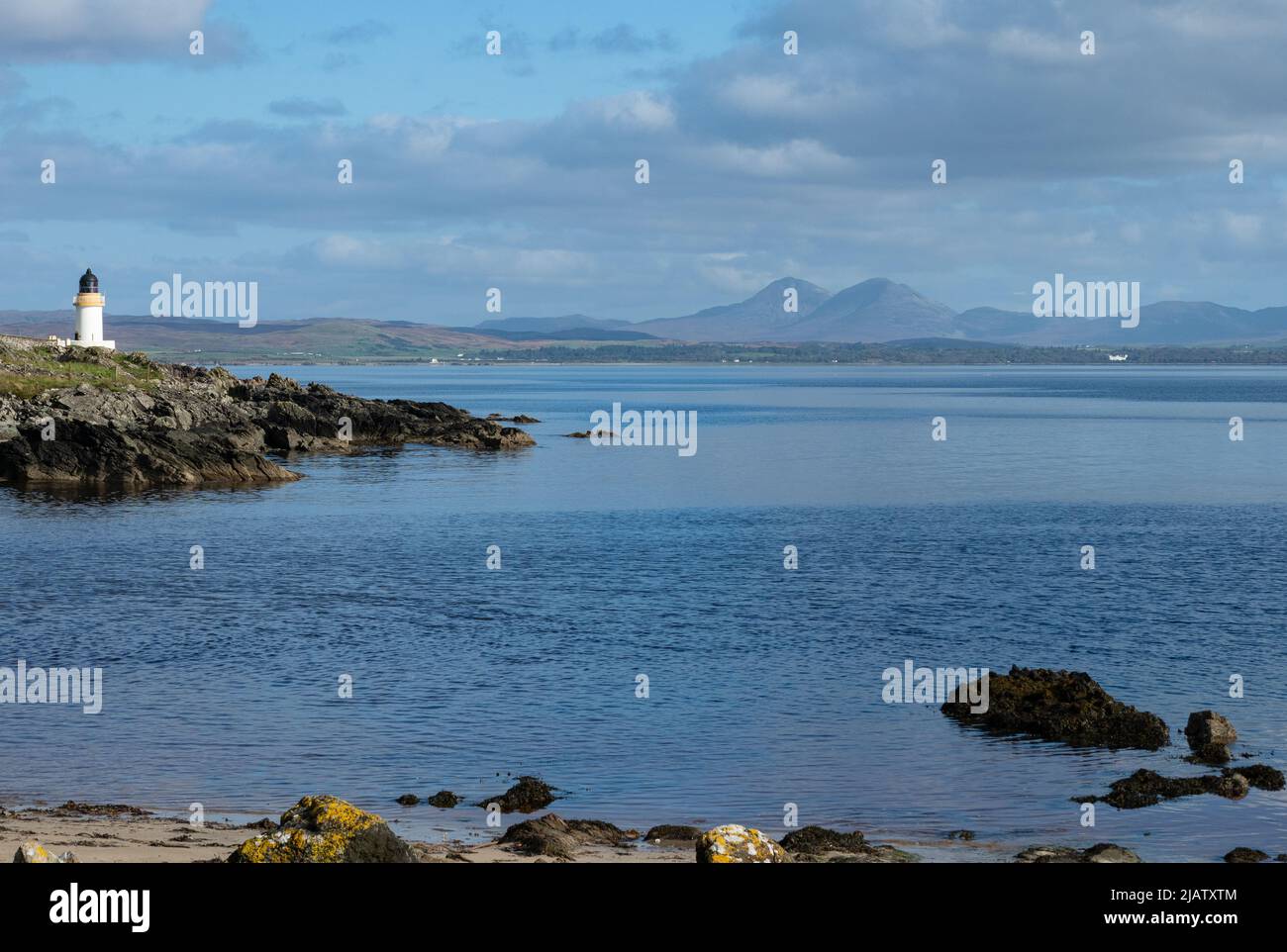 Paps of Jura from Islay Stock Photo Alamy