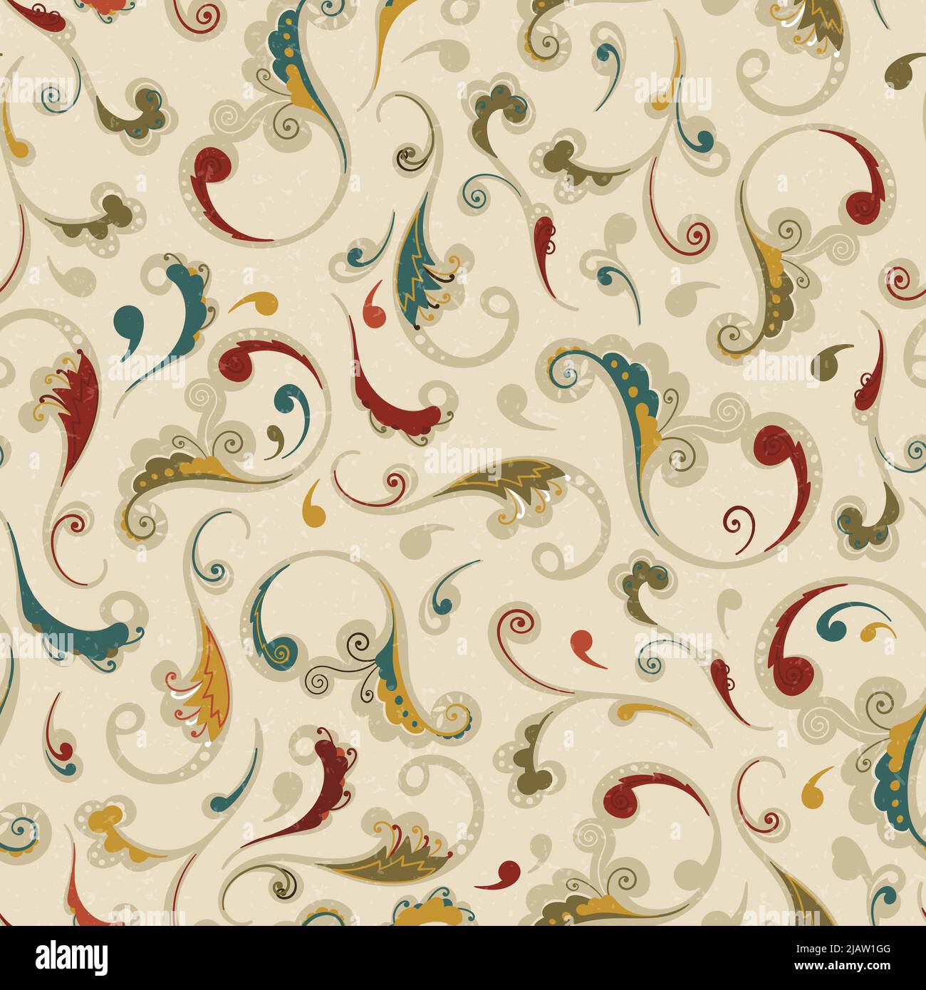 Lovely seamless hand drawn pattern, great for textiles, prints, wallpapers, wrapping - vector design Stock Vector