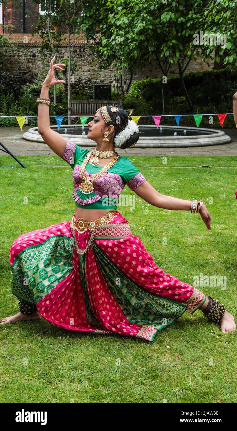London UK 01 June 2022, Arunima Kumar dance school performing in the
