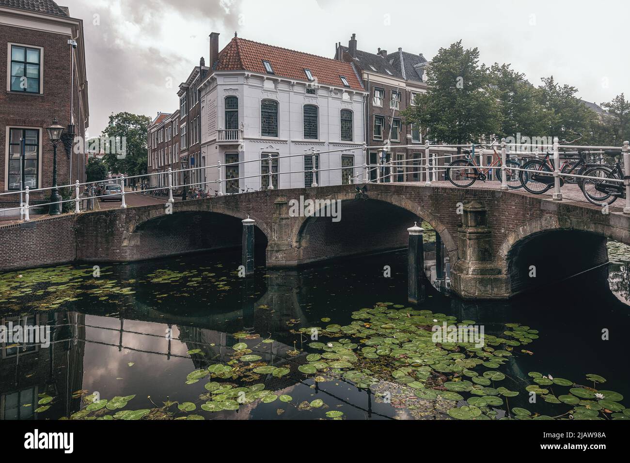 Leiden, Netherlands - July 25, 2021: Stock Photo