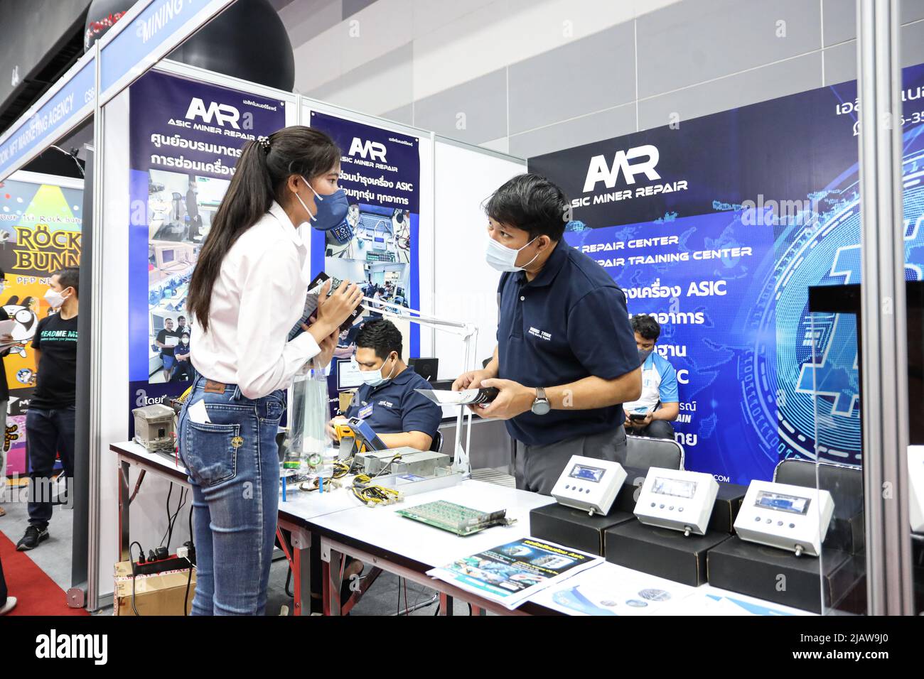 Bangkok, Thailand. 15th May, 2022. (5/15/2022) The AVR booth showcases