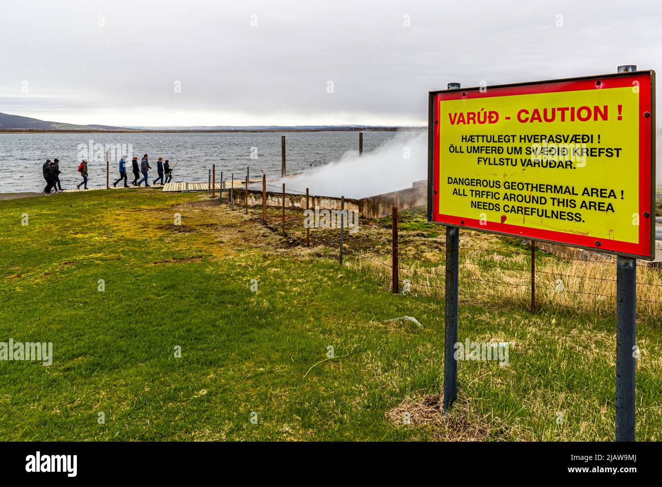 Geothermal baking Icelandic rye bread in Laugarvatn Fontana, Iceland