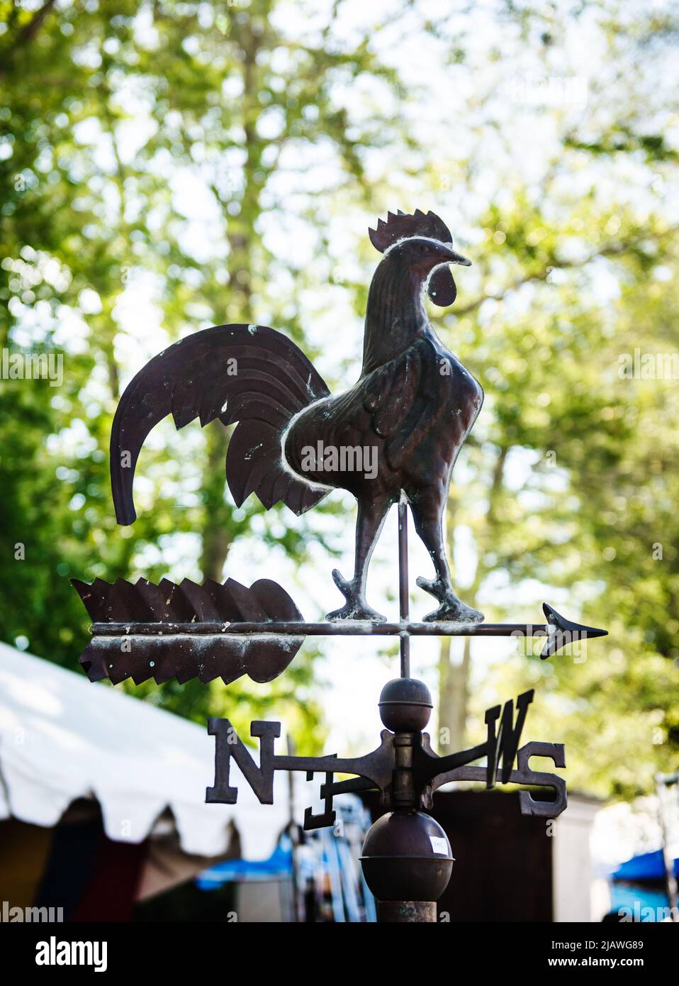 Chicken wind vane compass sky hi-res stock photography and images - Alamy