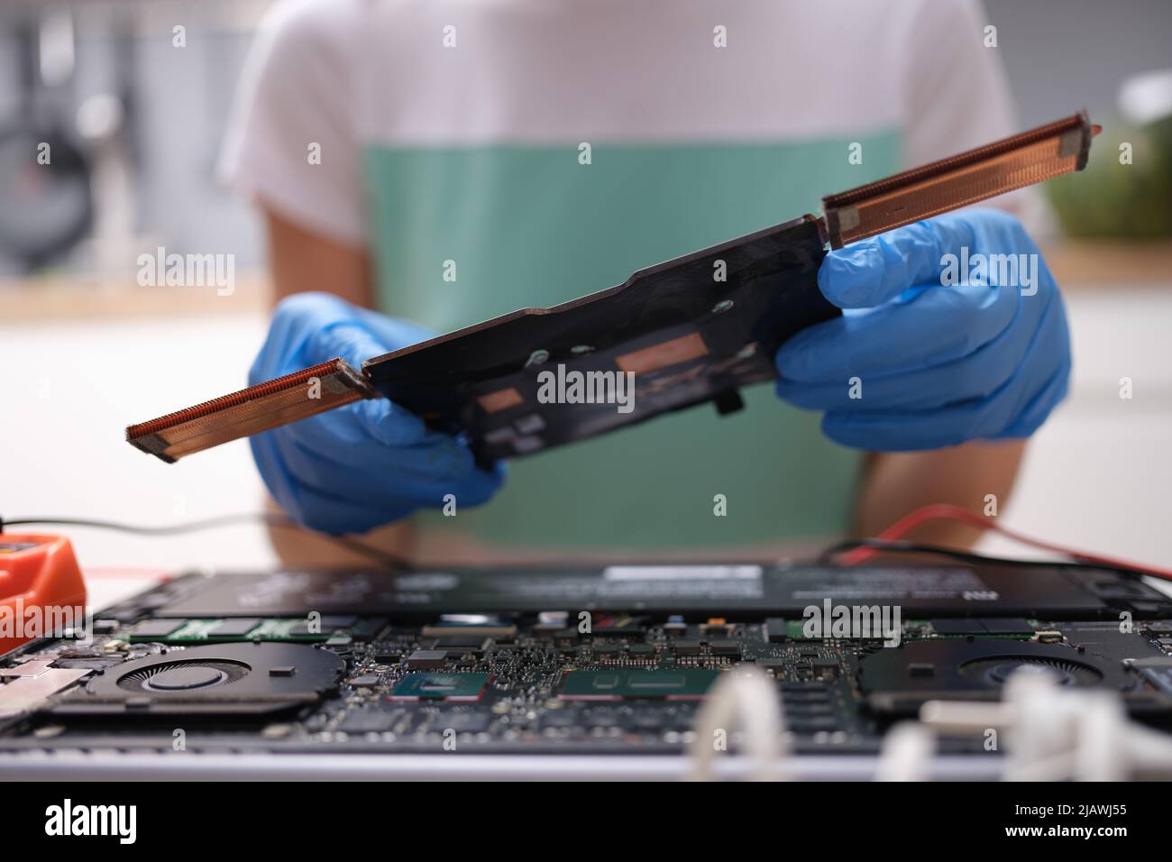 Repair upgrade computer parts and computer assembly Stock Photo Alamy
