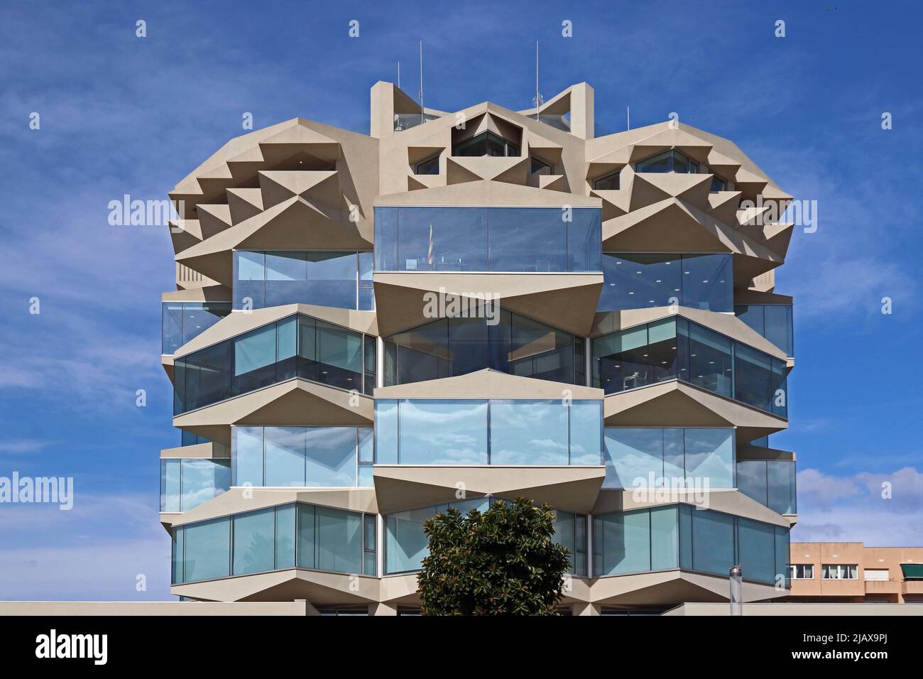 Office building of Port Authorities, Tarragona Stock Photo