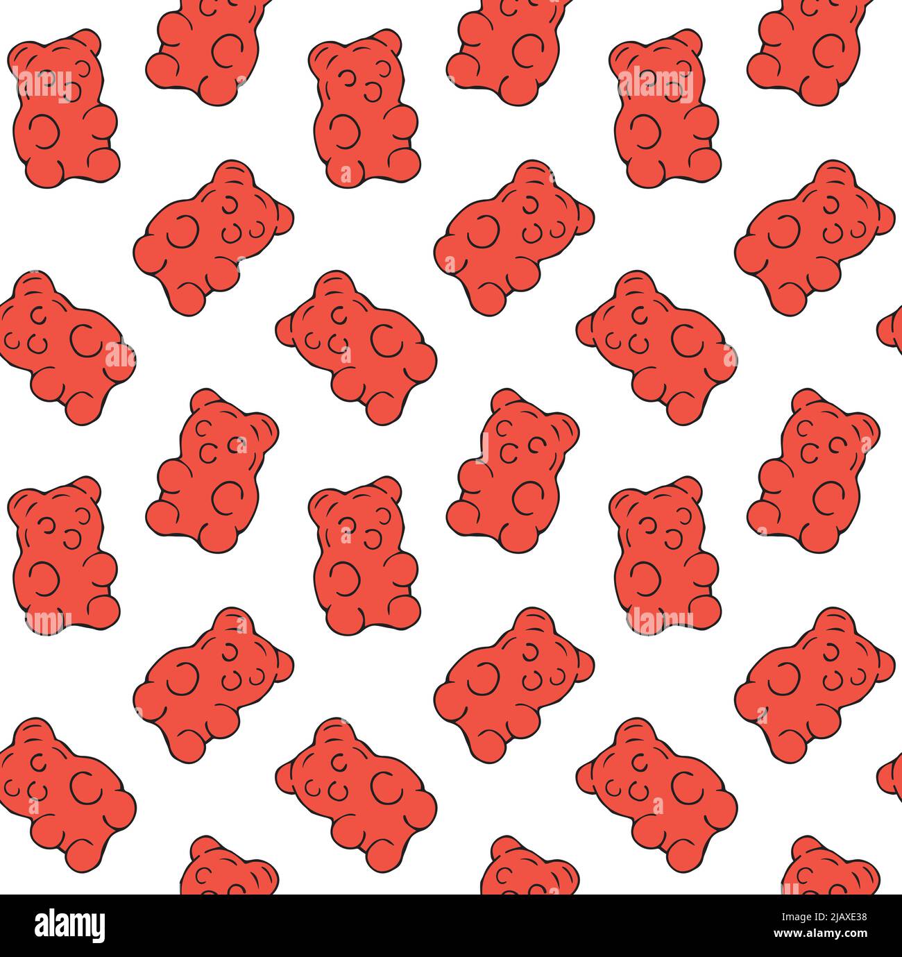 gummy bear cartoon drawing  Bear stencil, Easy doodle art, Simple