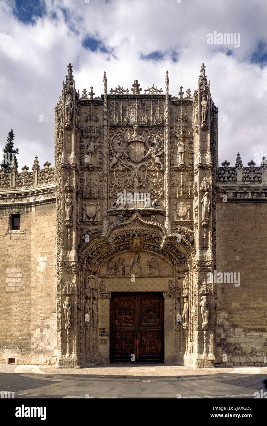 Valladolid, San Gregorio, Fassade Stock Photo