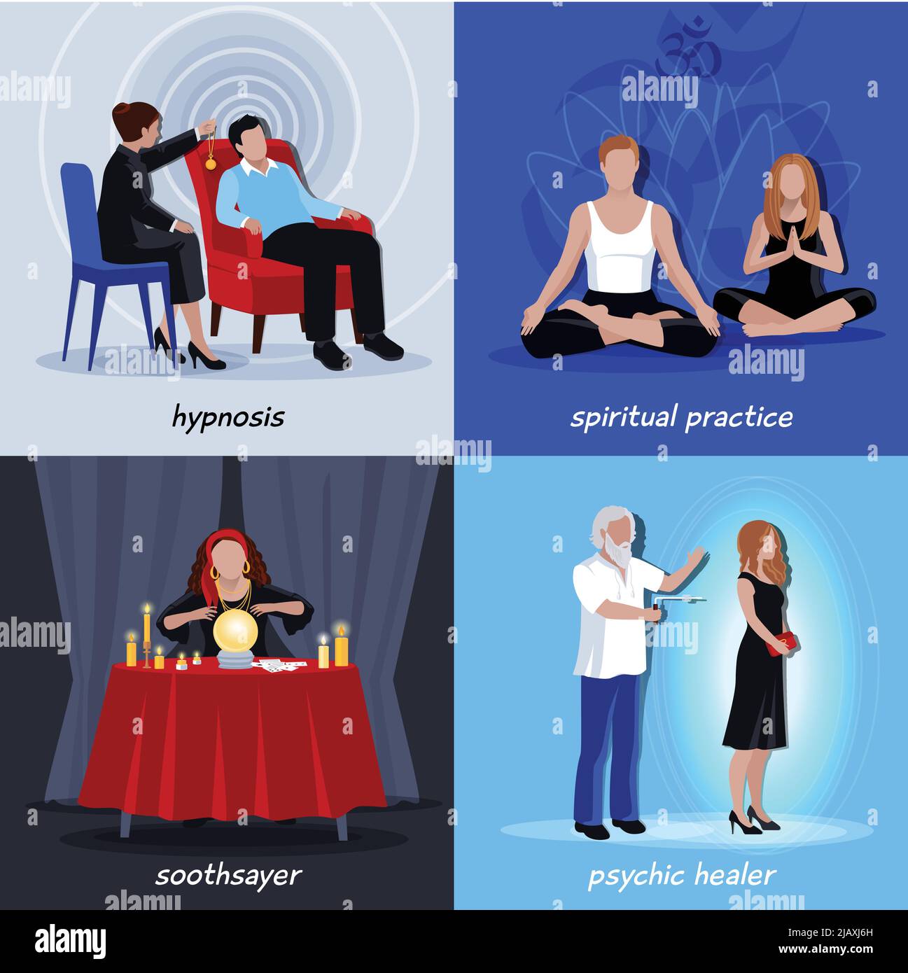 Hypnotism vector vectors hi-res stock photography and images - Alamy