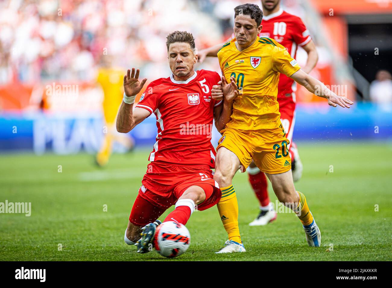 June 1, 2022, WROCLAW, Warsaw, POLSKA: 01.06.2020 WROCLAW, STADION WROCLAWA  TARCZYNSKI ARENA (PILKA NOZNA (FOOTBALL) .LIGA NARODOW UEFA ( UEFA NATIONAL  LEAGUE ).MECZ POLSKA - WALIA ( GAME POLAND - WALES )