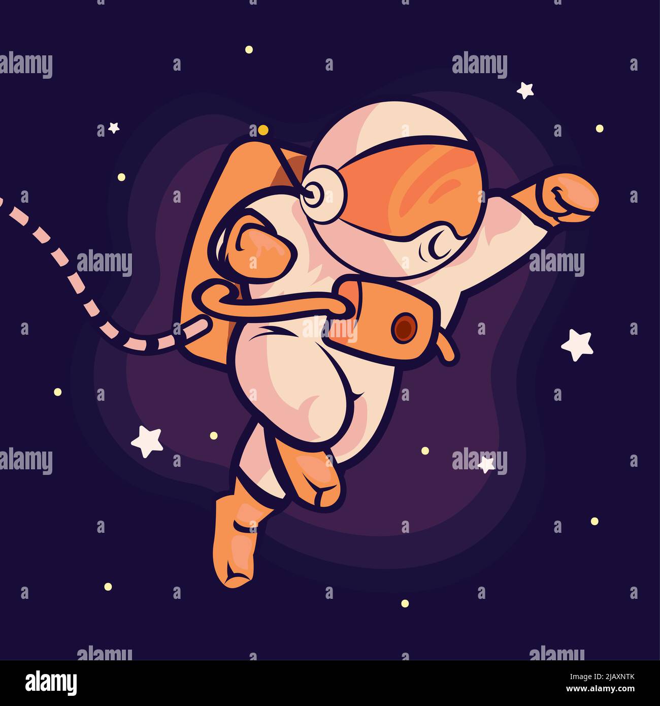 astronaut in space Stock Vector Image & Art - Alamy