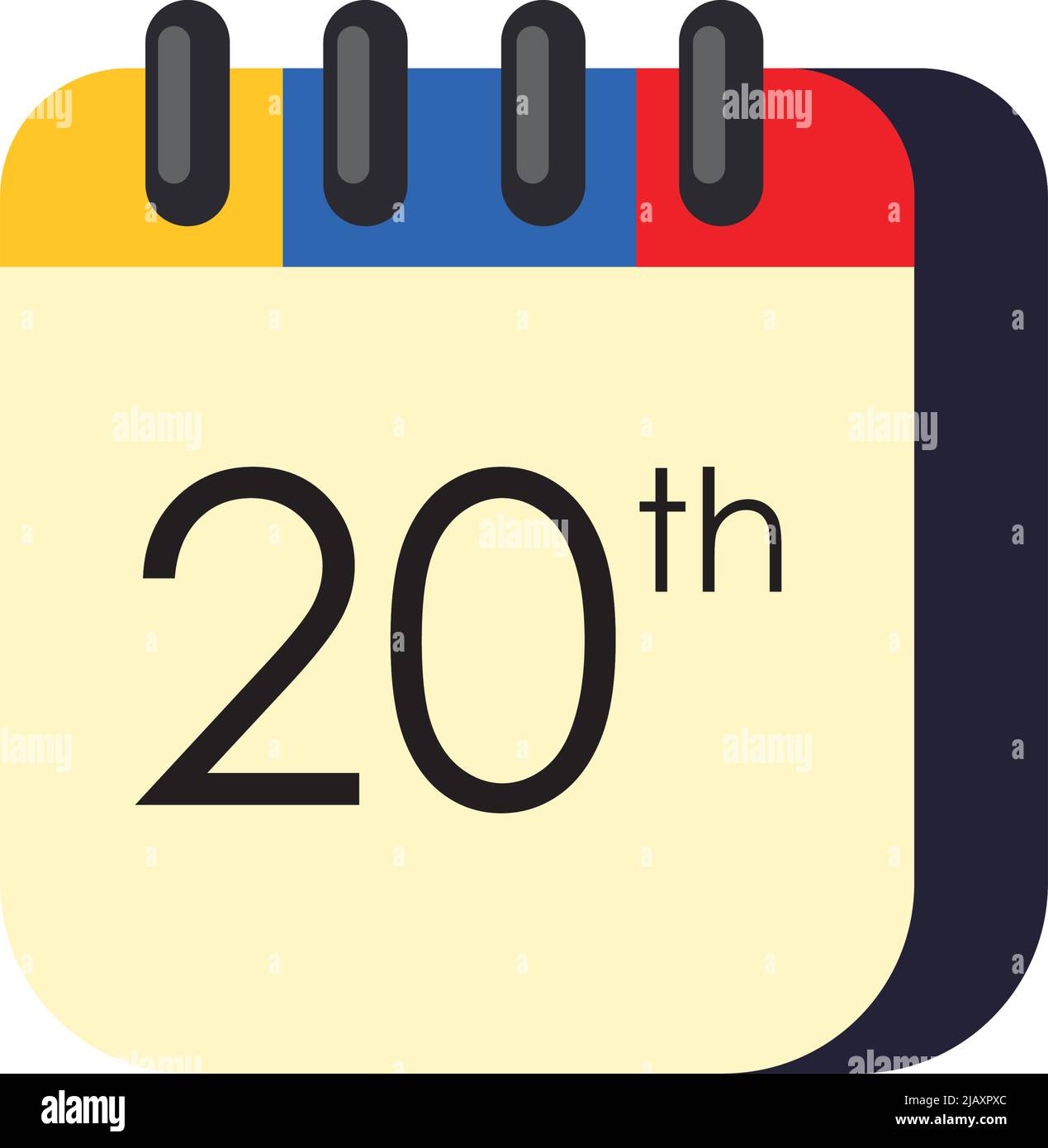 flat colombian calendar Stock Vector Image & Art Alamy