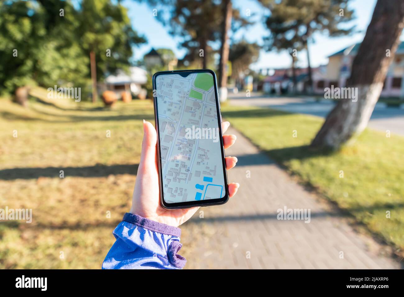 Close up street maps hi-res stock photography and images - Alamy