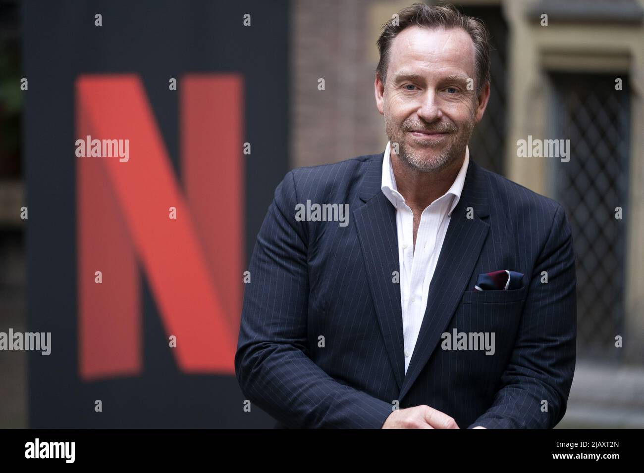 2022-06-01 18:50:10 THE HAGUE - Portrait of Adam Price, screenwriter of the Netflix hit series Borgen. ANP JEROEN JUMELET netherlands out - belgium out Stock Photo