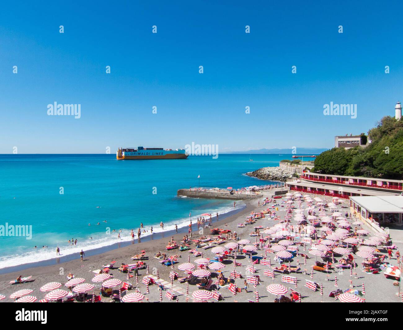 Genova San Francesco D'albaro Liguria Italia Stock Photo