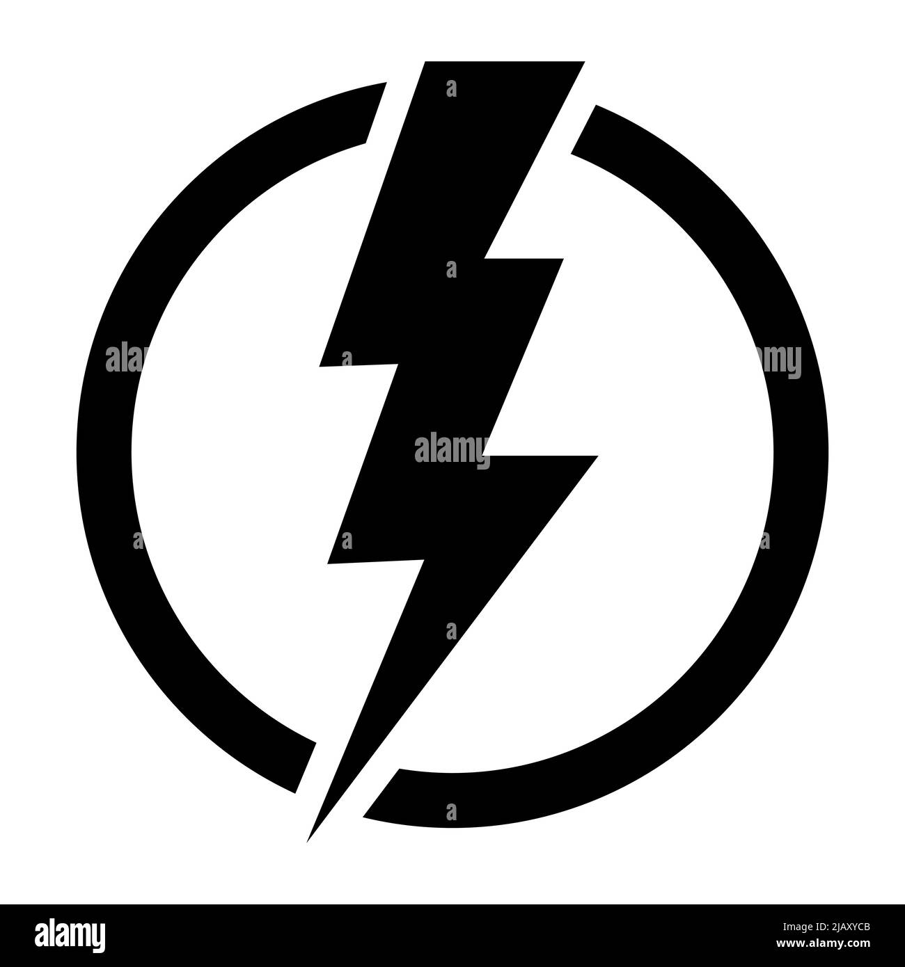 Lightning bolt vector icon. Design for web and mobile app Stock Vector ...