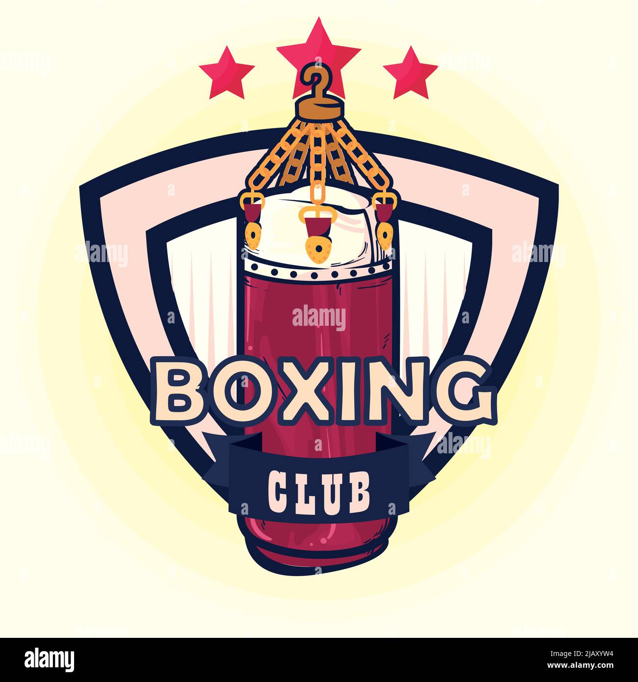 boxing club card Stock Vector Image & Art Alamy