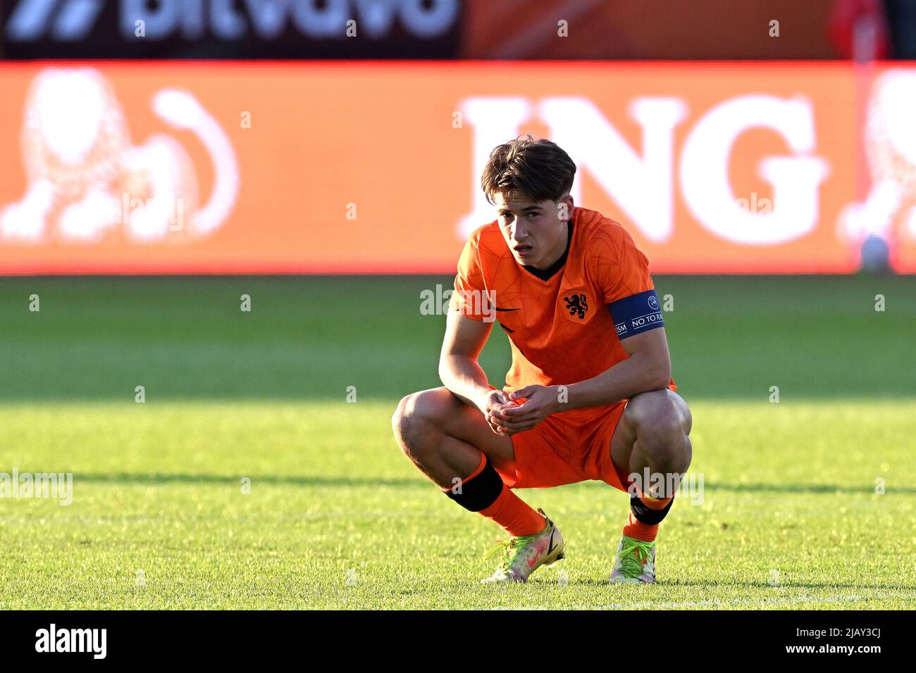 ALMERE Lennard Hartjes of Netherlands U19 during the UEFA European