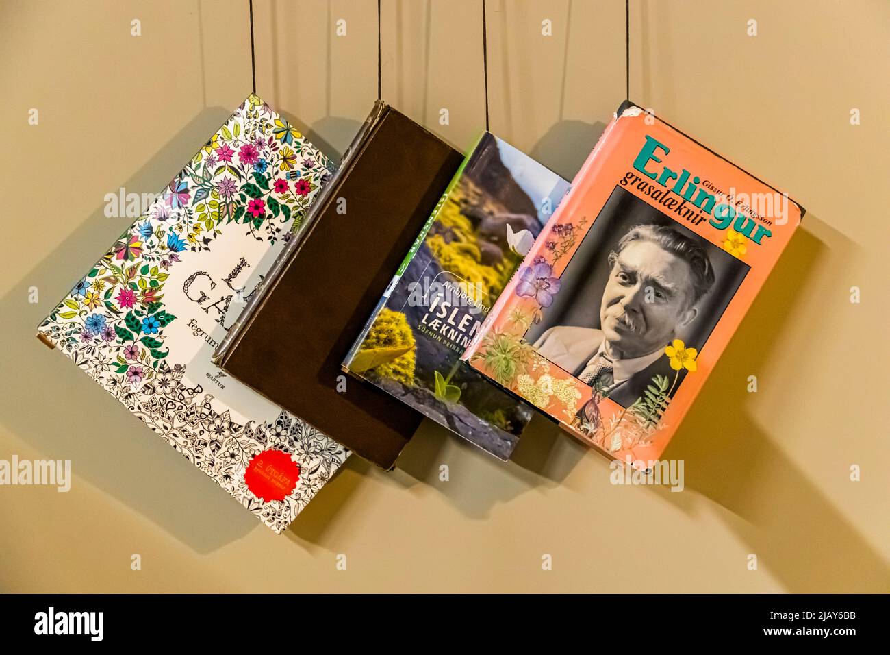 Icelandic skin care products from SÓLEY in Reykjavik, Iceland Stock