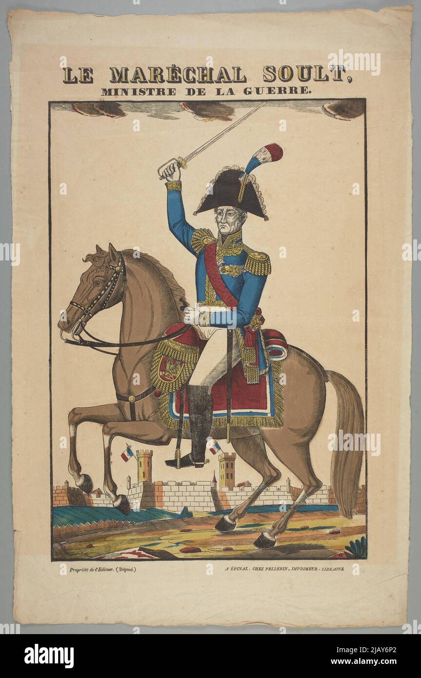 Marshal Sult, Minister of War / Marshal Soul, Minister of War Georgin, François (1801 1863), Pellerin Stock Photo