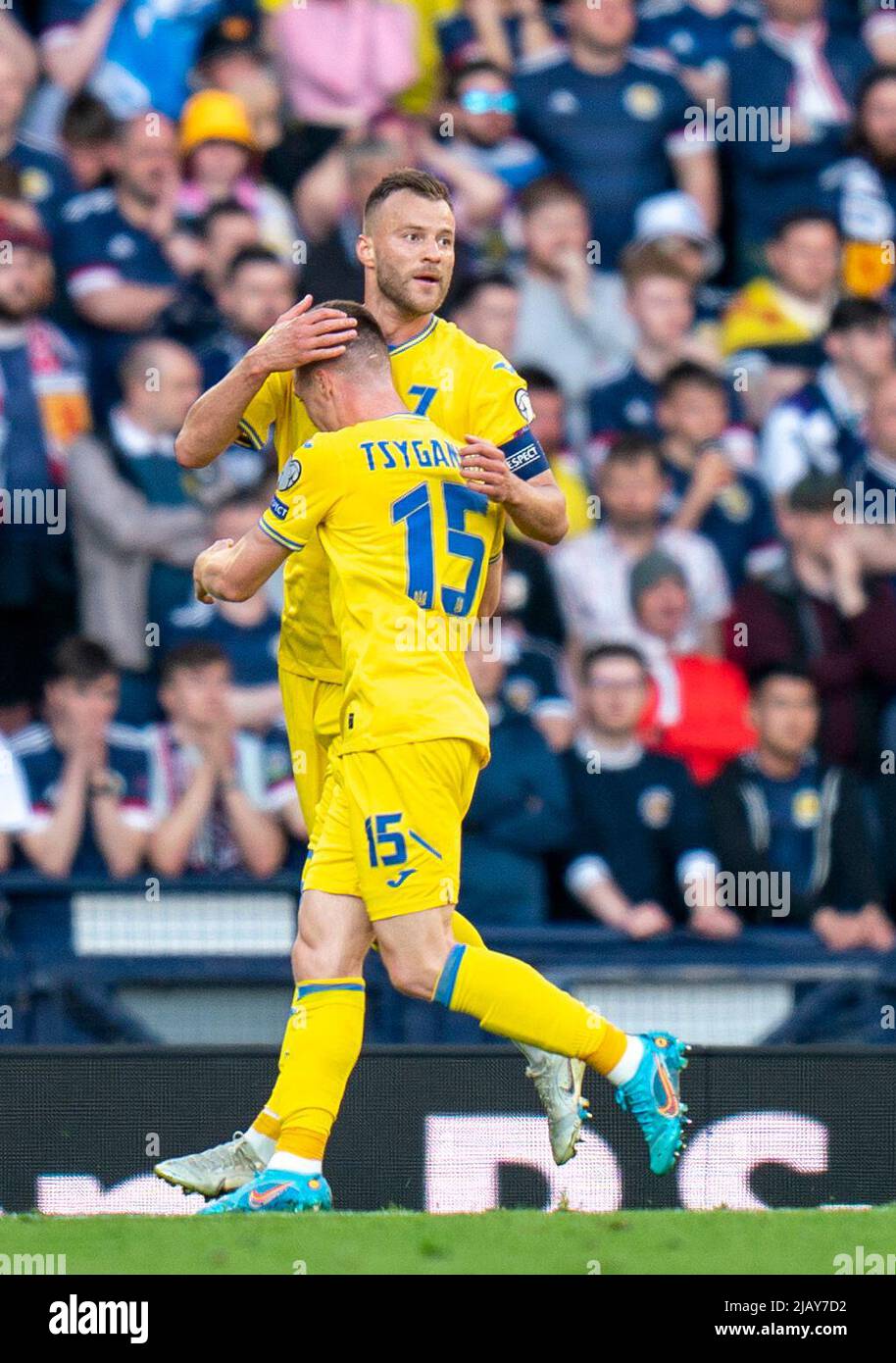 Viktor tsygankov celebrates 2022 hi-res stock photography and images