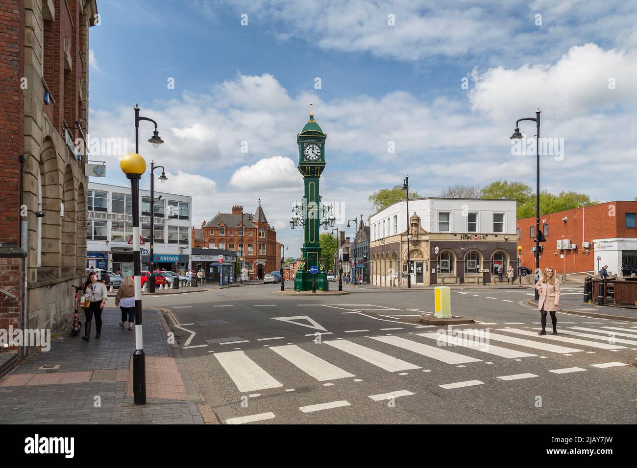 The iconic Chamberlain Clock is an Edwardian, castiron, clock tower in