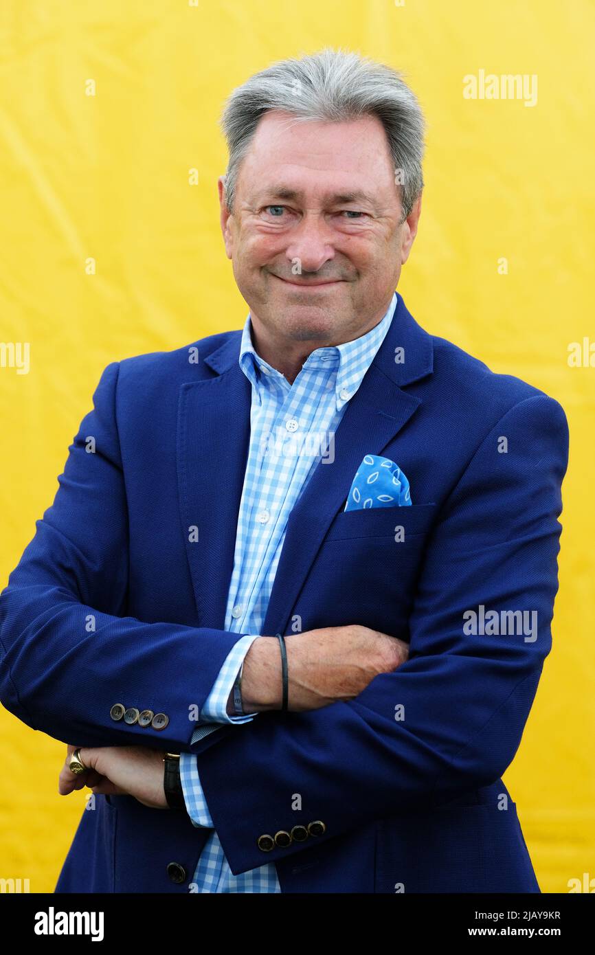 Hay Festival, Hay on Wye, Wales, UK – Wednesday 1st June 2022 – Alan Titchmarsh at Hay to talk about his recent book The Gift. Photo Steven May / Alamy Live News Stock Photo