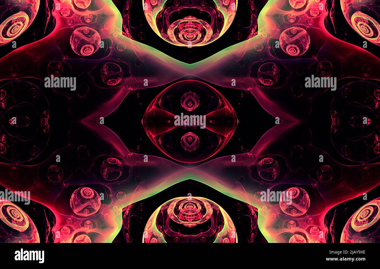 Abstract background with cosmic sphere Stock Photo - Alamy