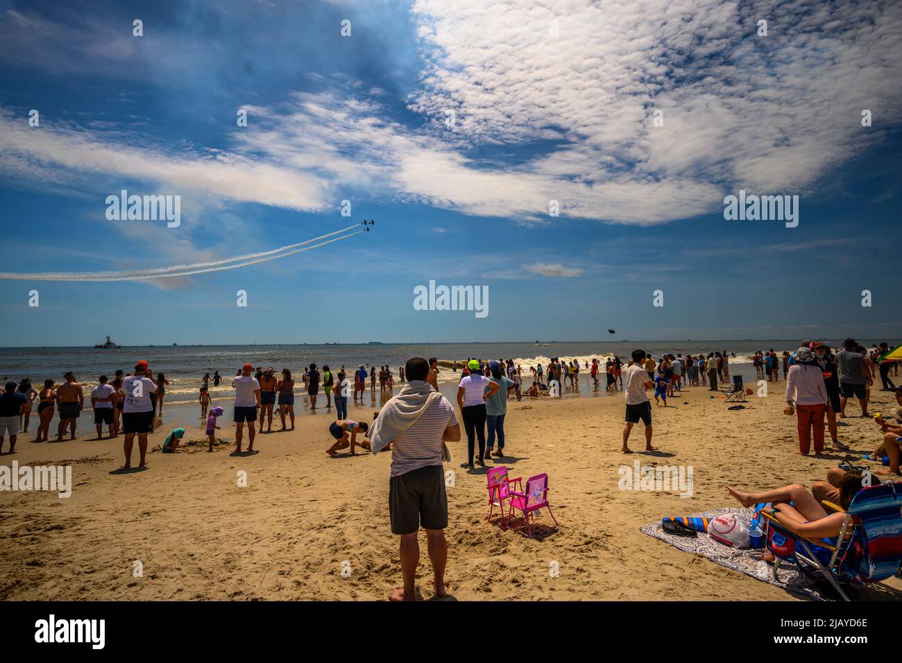 May 29, 2022, Jones Beach, NY, USA Bethpage Air Show at Jones Beach